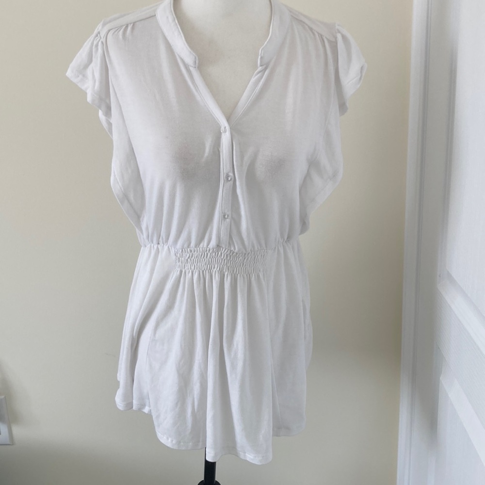 Powder Room Short Sleeve Blouse